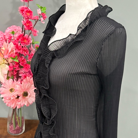 Maccine Sheer Long Sleeve - Picture 5 of 11